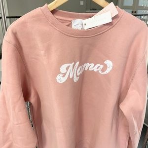 Poppy & Peonies Mama Sweatshirt Size XXXL